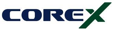 COREX WORD WITH DIFFERENT COLOR trademark